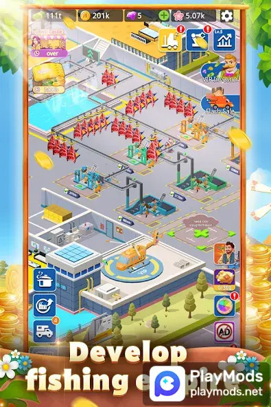 Home Island: Fish Factory Sim<span>(No Ads)</span> screenshot image 2_Popularmodapk.com