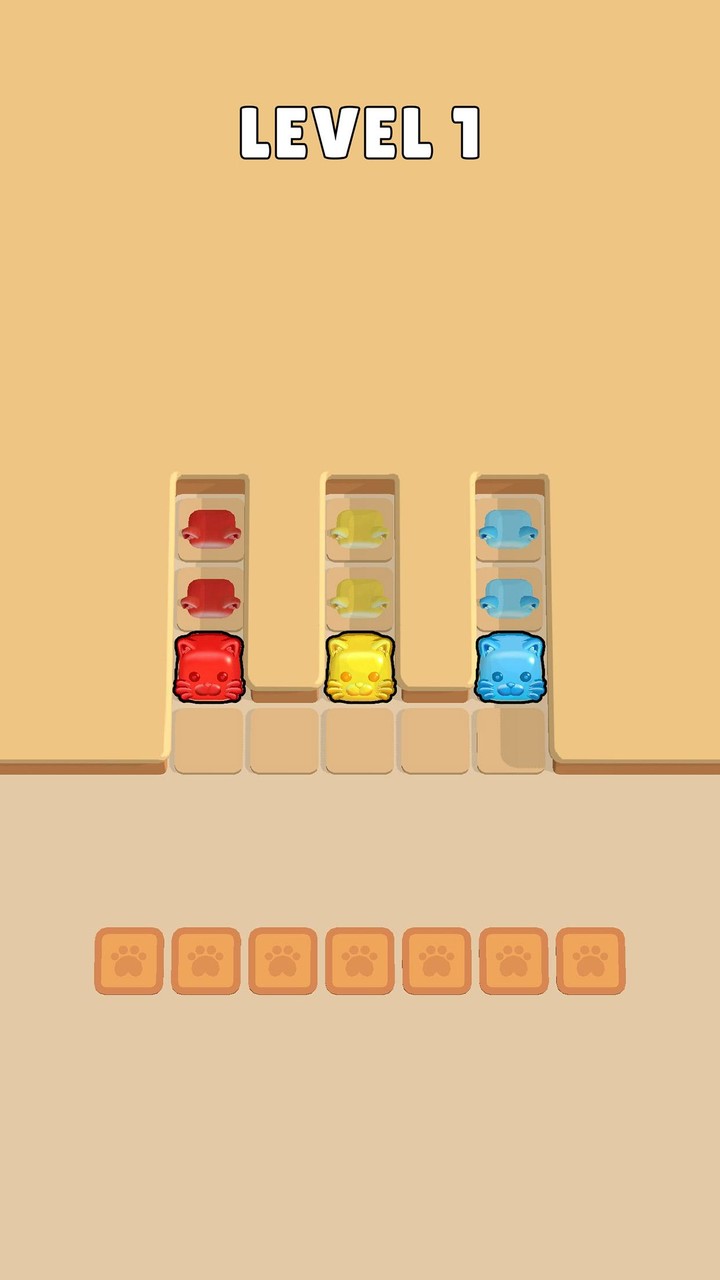 Cat Jam 3D: Block Match Game screenshot image 1_Popularmodapk.com