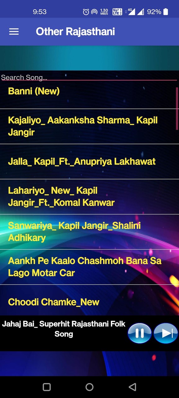 Rajasthani & Marwadi Mp3 Music screenshot image 9_Popularmodapk.com