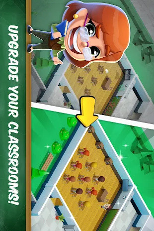 Idle High School Tycoon - Management Game(Unlimited Money) screenshot image 1_Popularmodapk.com