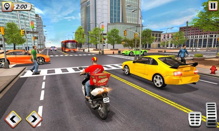 Pizza Delivery Boy Bike Games screenshot image 1_Popularmodapk.com