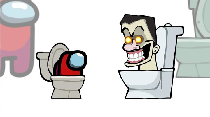 Skibidi toilet vs amongus screenshot image 2_Popularmodapk.com