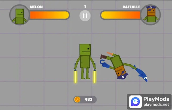 Ragdoll Melon Fight<span>(Unlimited Money)</span> screenshot image 2_Popularmodapk.com