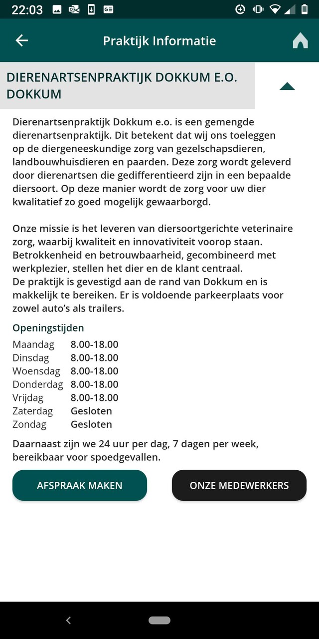 Dierenartsenpraktijk Dokkum screenshot image 17_Popularmodapk.com