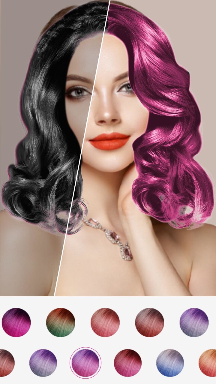 Hairstyle Changer - HairStyle screenshot image 5_Popularmodapk.com