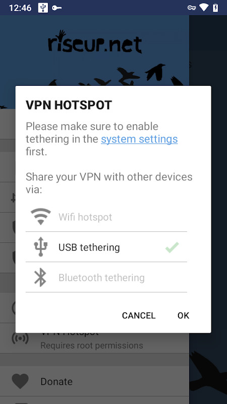 RiseupVPN screenshot image 10_Popularmodapk.com