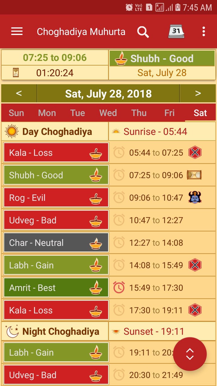 Hindu Calendar - Drik Panchang screenshot image 6_Popularmodapk.com