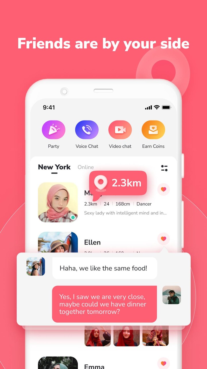 Heat Up - Chat & Make friends screenshot image 9_Popularmodapk.com