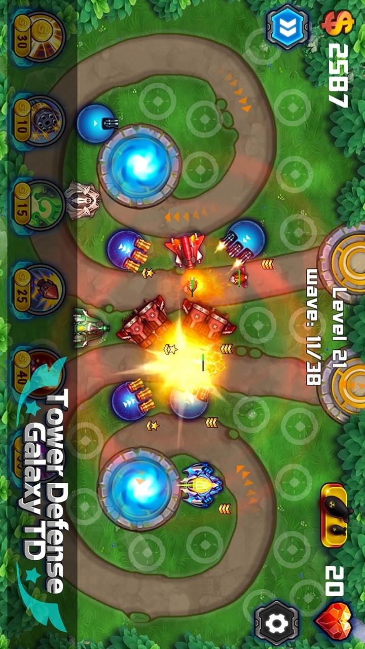Tower Defense: Galaxy TD(lots of money) screenshot image 7_Popularmodapk.com