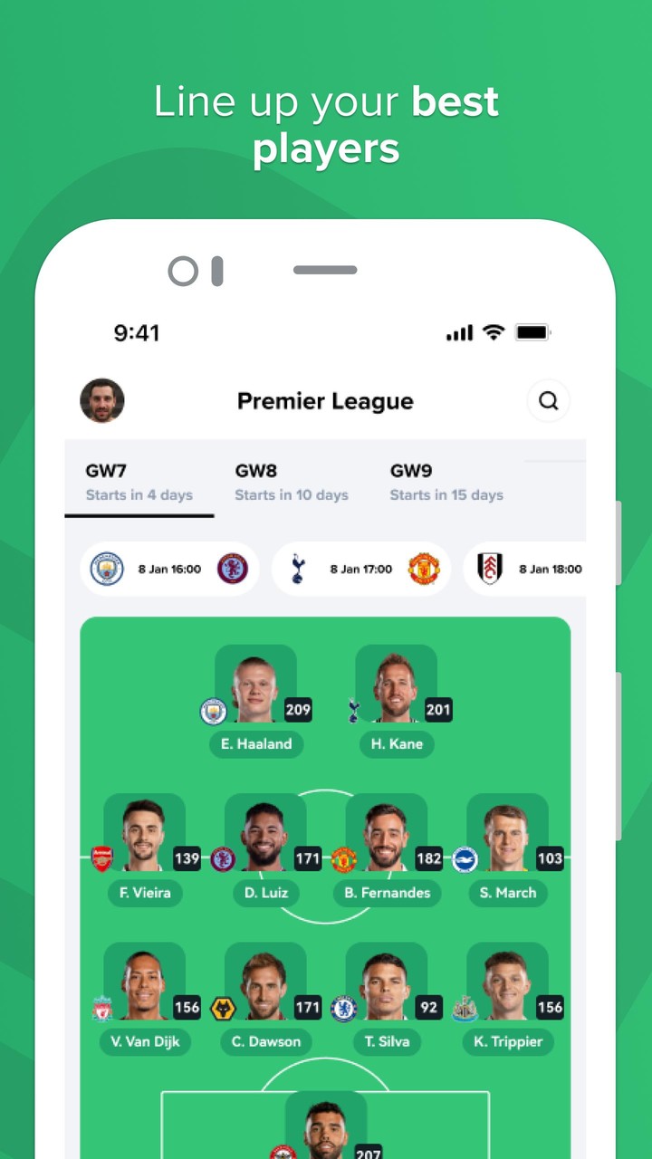 Bemanager - Fantasy Football screenshot image 4_Popularmodapk.com
