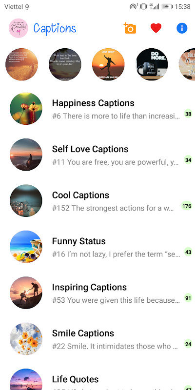 Caption and Status screenshot image 3_Popularmodapk.com
