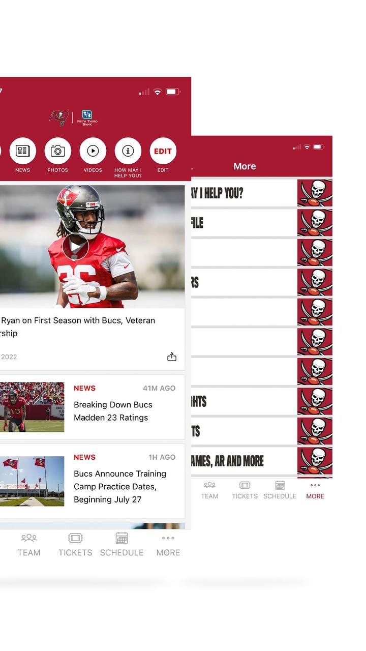 Tampa Bay Buccaneers Mobile screenshot image 3_Popularmodapk.com