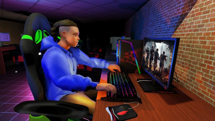 Internet Cyber Cafe Job Sim screenshot image 2_Popularmodapk.com