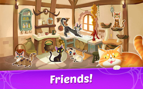 Witch & Cats - Match 3 Puzzle<span>(Unlimited Currency)</span> screenshot image 14_Popularmodapk.com