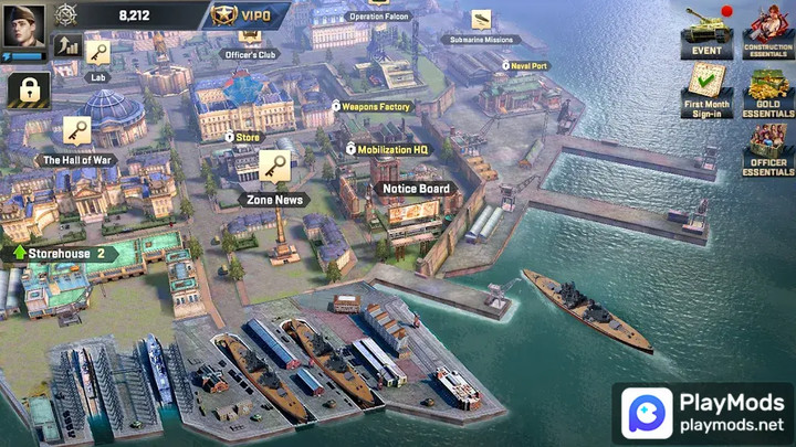 Sea War: Raid<span>(Speed change)</span> screenshot image 1_Popularmodapk.com