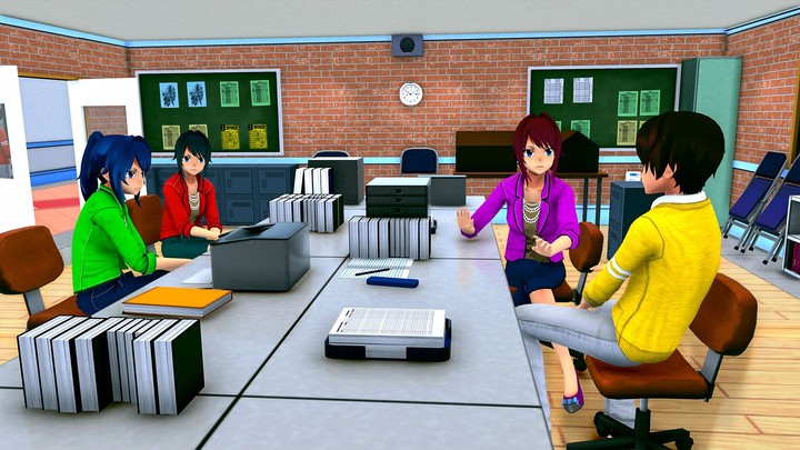 Anime High School Teacher Sim screenshot image 4_Popularmodapk.com