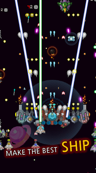 Grow Spaceship - Galaxy Battle(Free Shopping) screenshot image 5_Popularmodapk.com