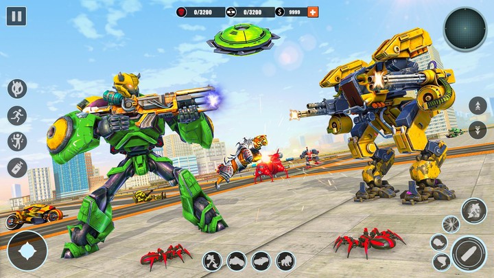 Tiger Robot War Robot Showdown screenshot image 3_Popularmodapk.com