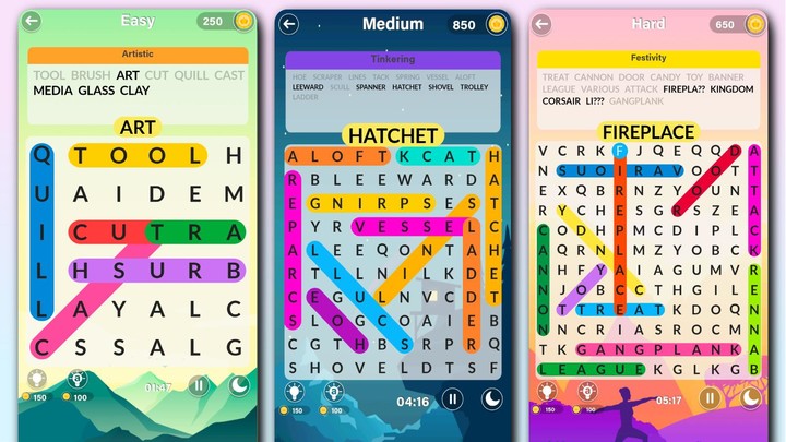 Word Search Puzzle - Word Game screenshot image 2_Popularmodapk.com