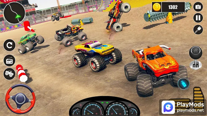 Monster Truck Demolition Crash<span>(unlimited money)</span> screenshot image 1_Popularmodapk.com