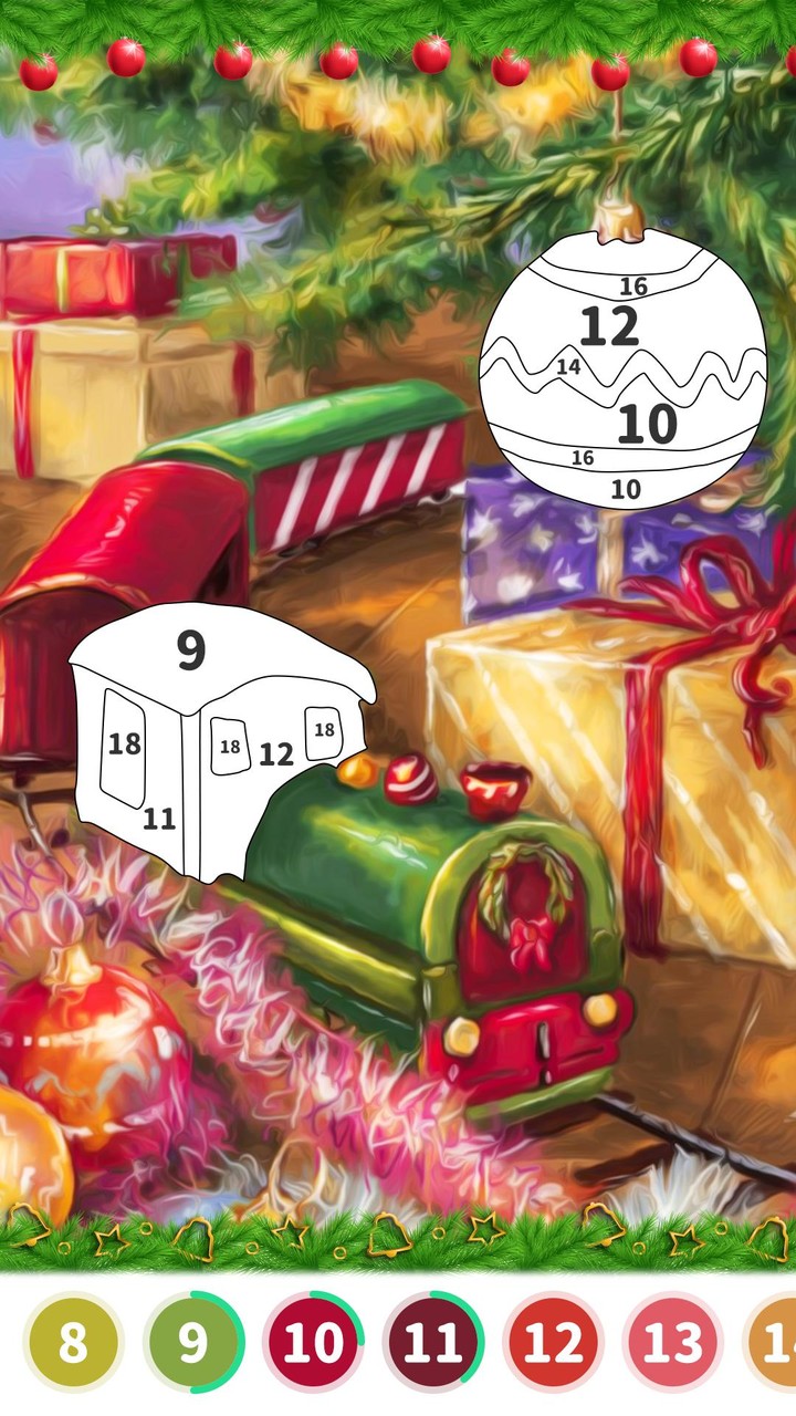 Christmas Color by Number screenshot image 3_Popularmodapk.com