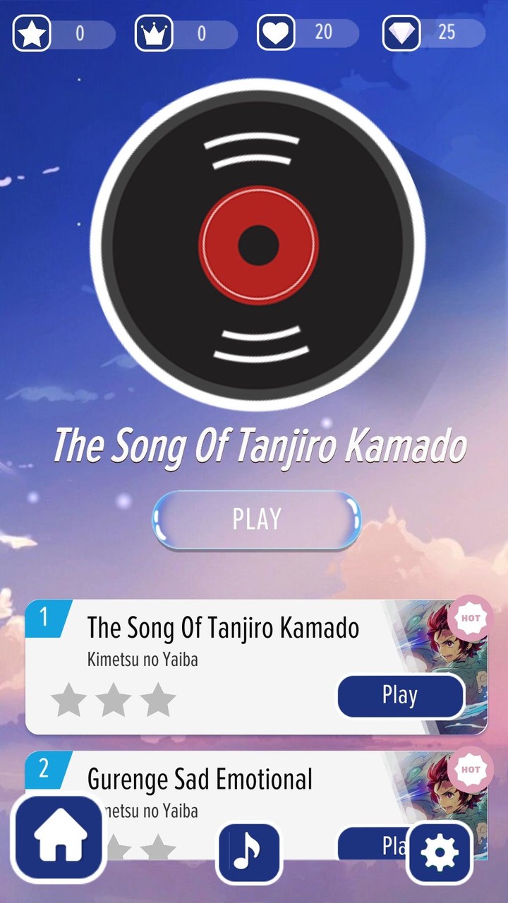 Anime Piano Demon Slayer Tanji screenshot image 1_Popularmodapk.com