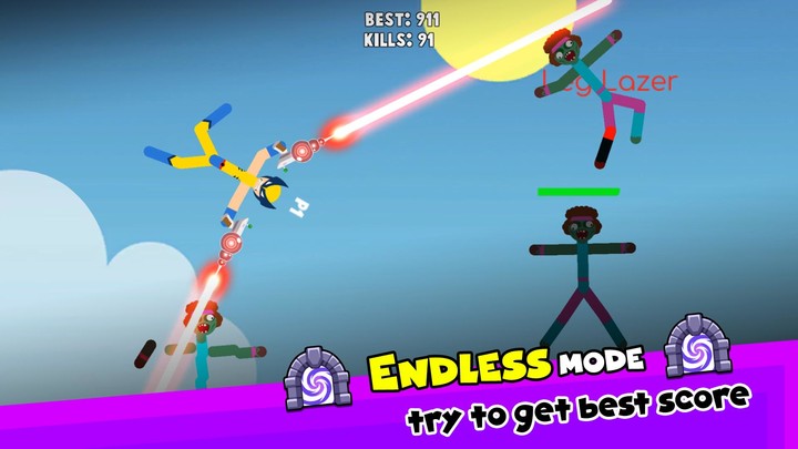 Zombie Ragdoll Physics Fight screenshot image 2_Popularmodapk.com