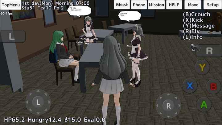 School Girls Simulator screenshot image 3_Popularmodapk.com