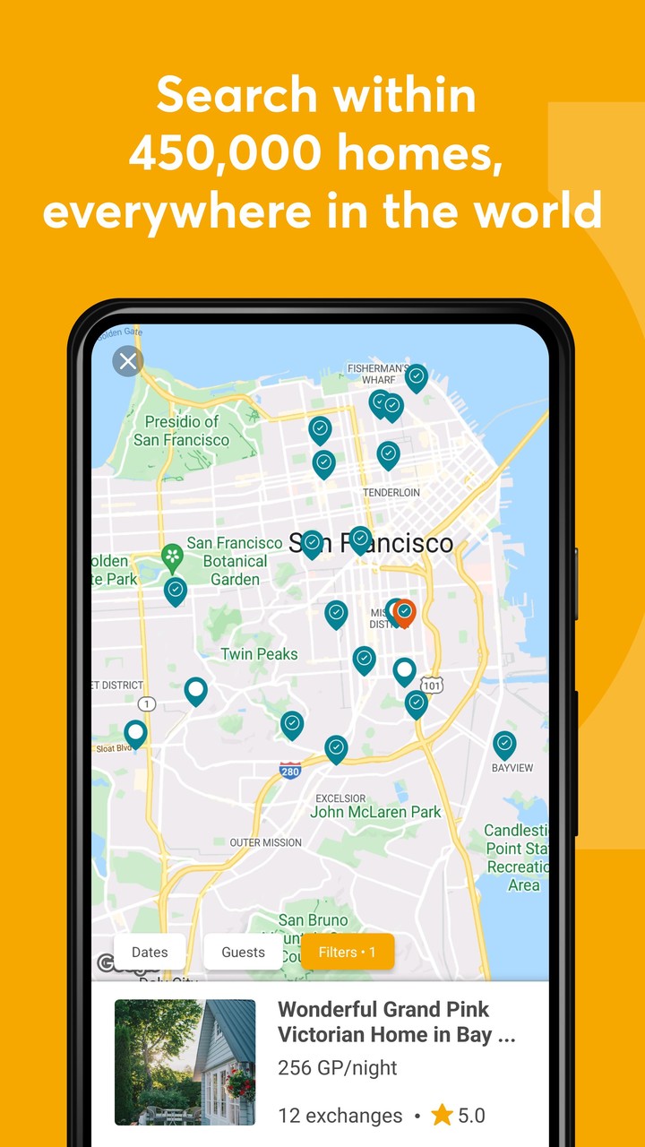 HomeExchange - House Swapping screenshot image 2_Popularmodapk.com