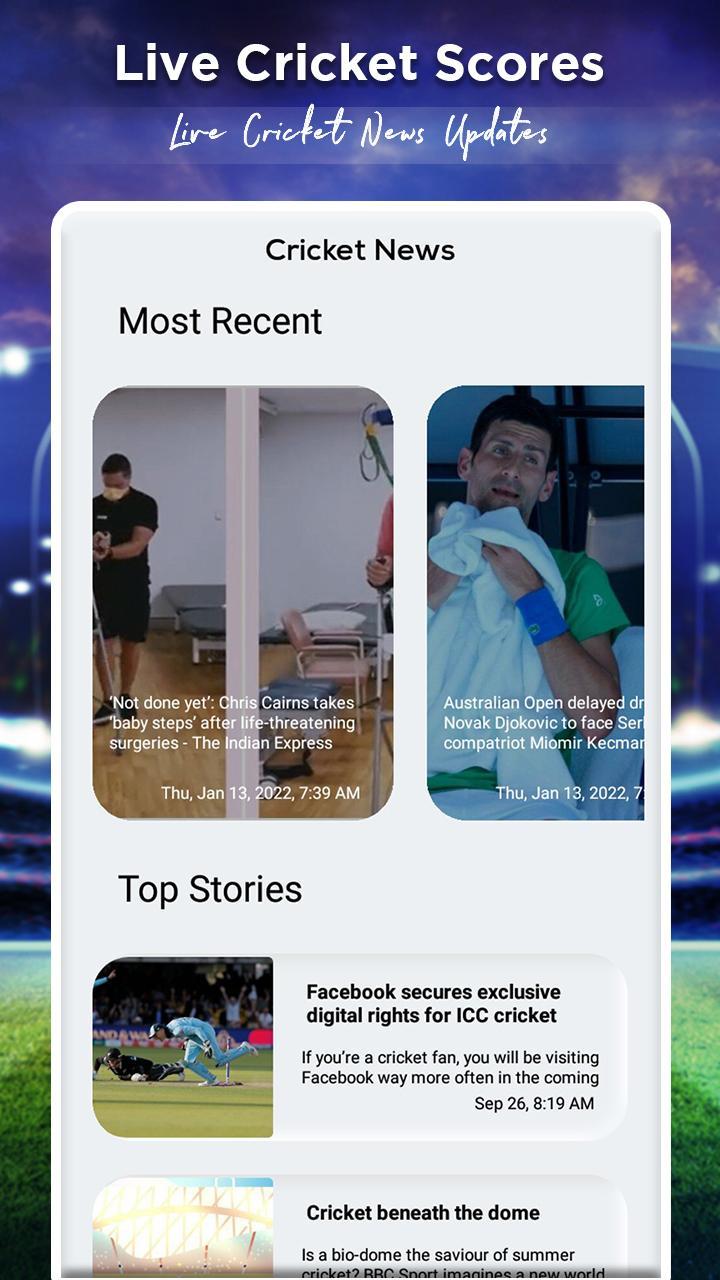 Live Cricket Score : Live Line screenshot image 3_Popularmodapk.com