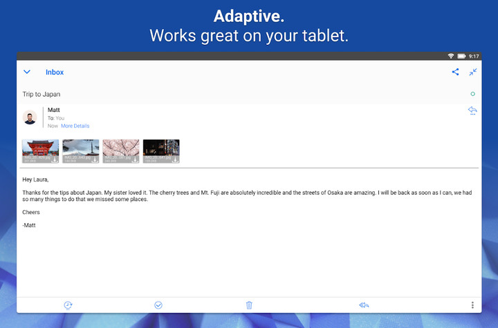Email Blue Mail - Calendar screenshot image 2_Popularmodapk.com