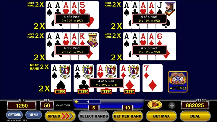 Ultimate X Poker™ Video Poker screenshot image 4_Popularmodapk.com