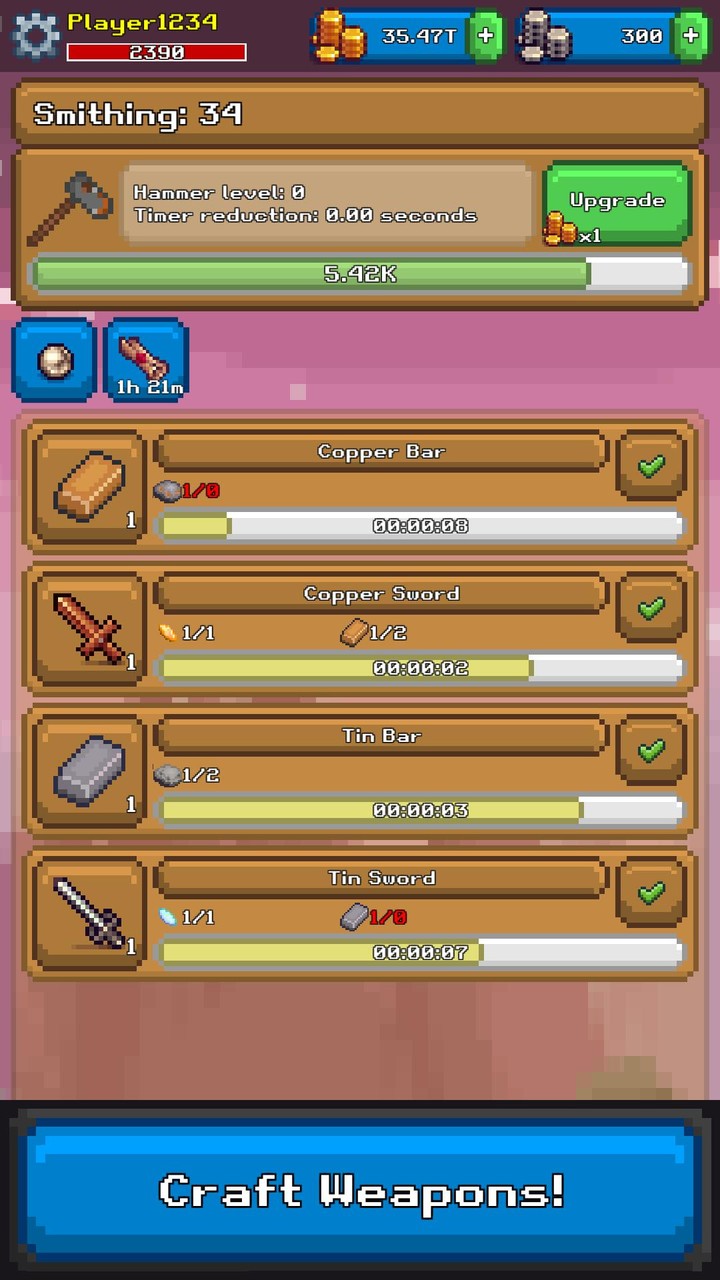 Skill Quest: Idle Skilling RPG screenshot image 2_Popularmodapk.com