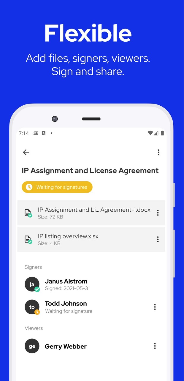 Agrello e-signatures screenshot image 5_Popularmodapk.com