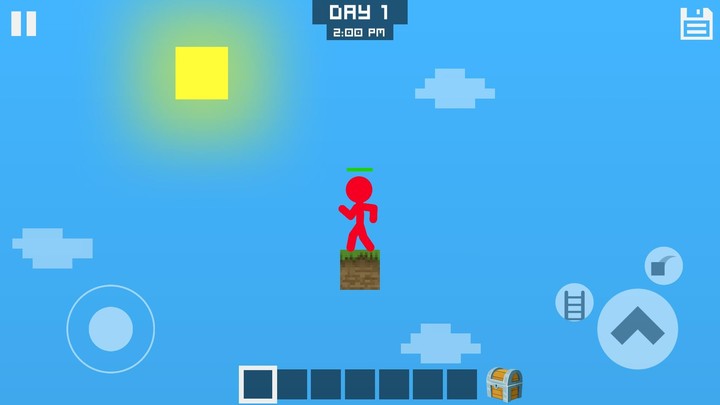 Stickman One Block Survival screenshot image 5_Popularmodapk.com