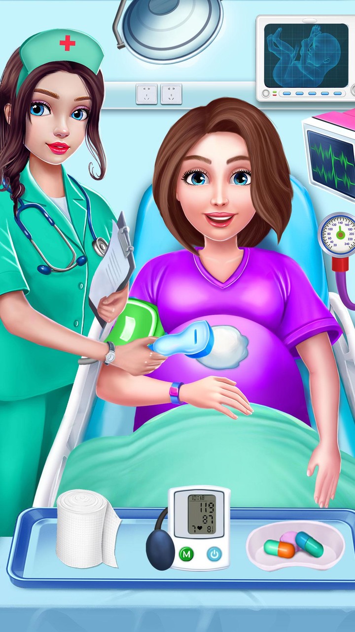 Pregnant Mommy Care Baby Games screenshot image 1_Popularmodapk.com