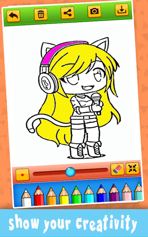 Gacha Chibi Coloring Book screenshot image 4_Popularmodapk.com