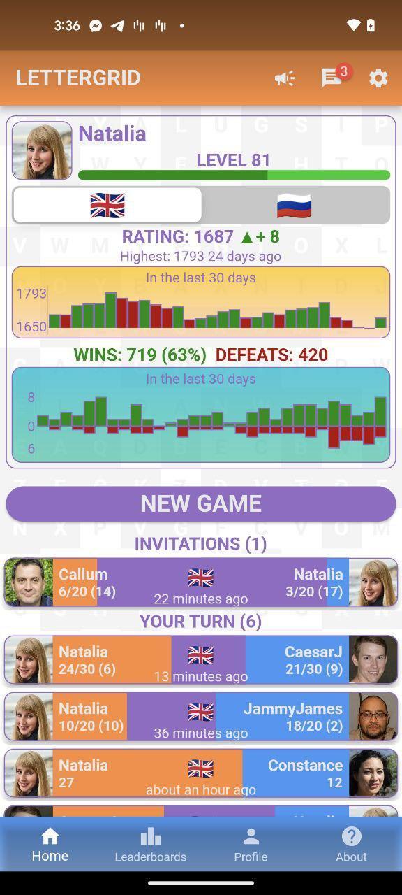 LetterGrid - Word Game screenshot image 3_Popularmodapk.com