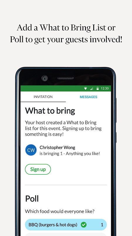 Evite: Email & SMS Invitations screenshot image 1_Popularmodapk.com
