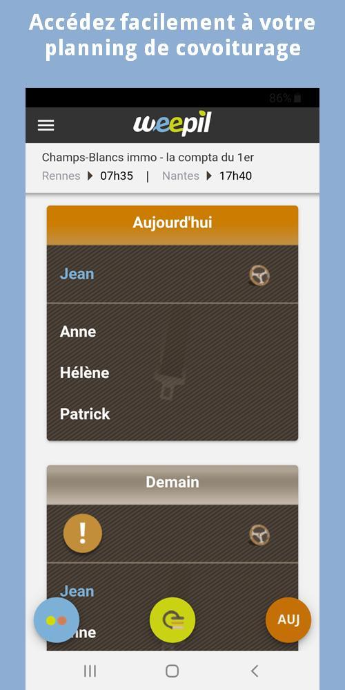 weepil – covoiturage domicile-travail screenshot image 2_Popularmodapk.com