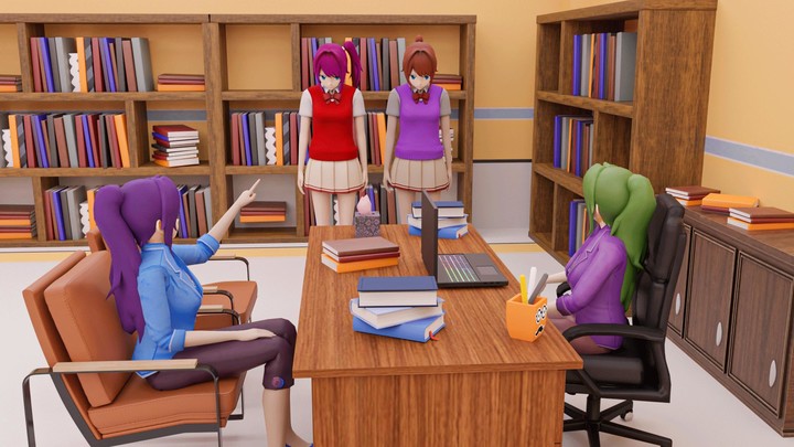 Anime School Teacher 3d screenshot image 4_Popularmodapk.com
