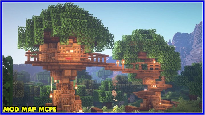 Tree House Craft Map for MCPE screenshot image 2_Popularmodapk.com
