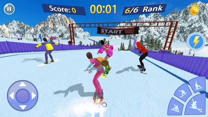 Snow Mountain Skater screenshot image 1_Popularmodapk.com