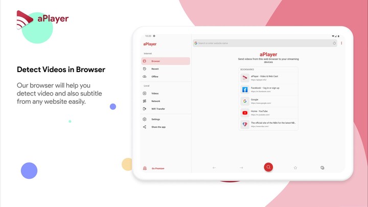 aPlayer - Video Play, Web Cast screenshot image 9_Popularmodapk.com