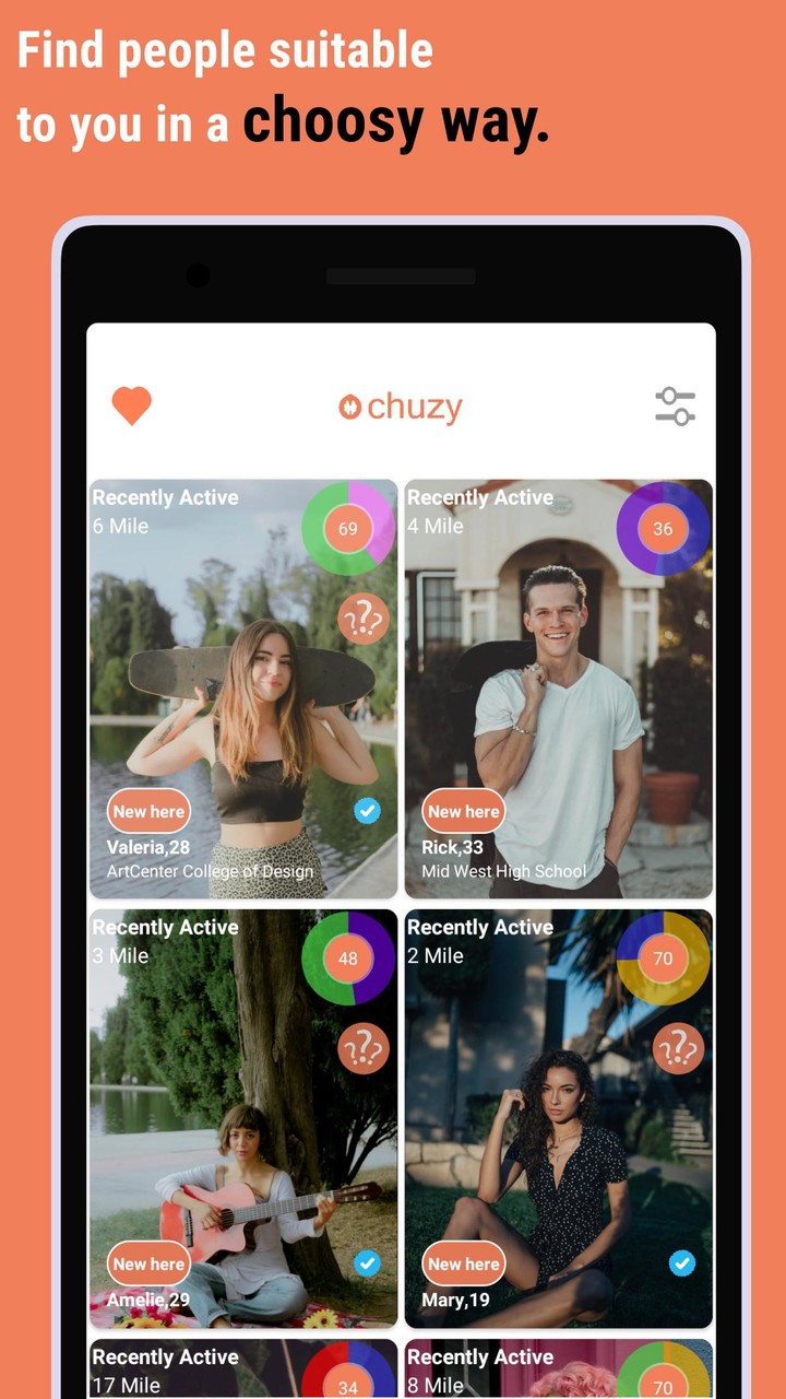 Chuzy: Dating, IQ based screenshot image 6_Popularmodapk.com