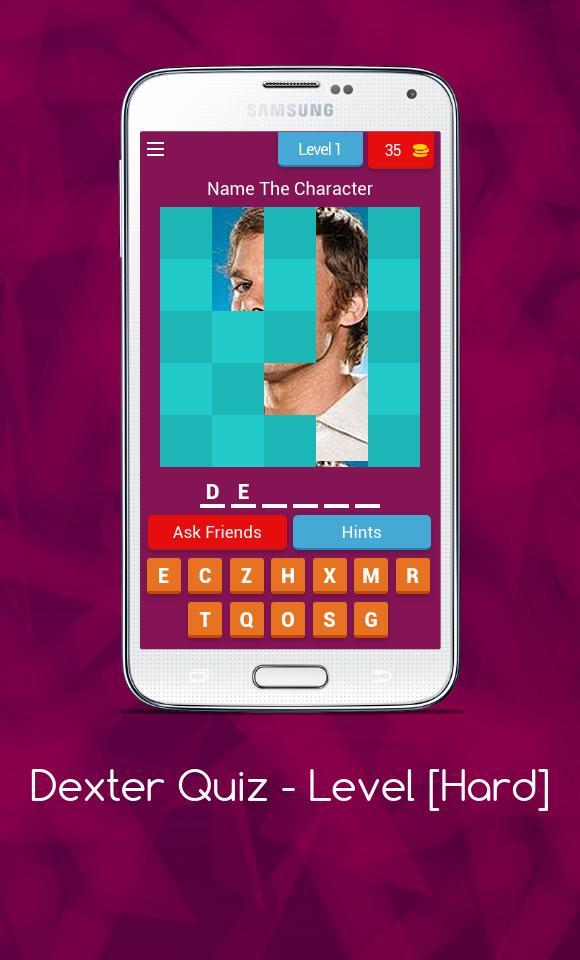 Dexter Quiz - Level [Hard] screenshot image 1_Popularmodapk.com