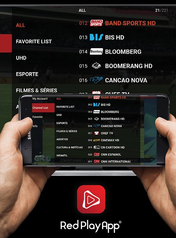 RedPlay Live(for Android tv-box) screenshot image 2_Popularmodapk.com