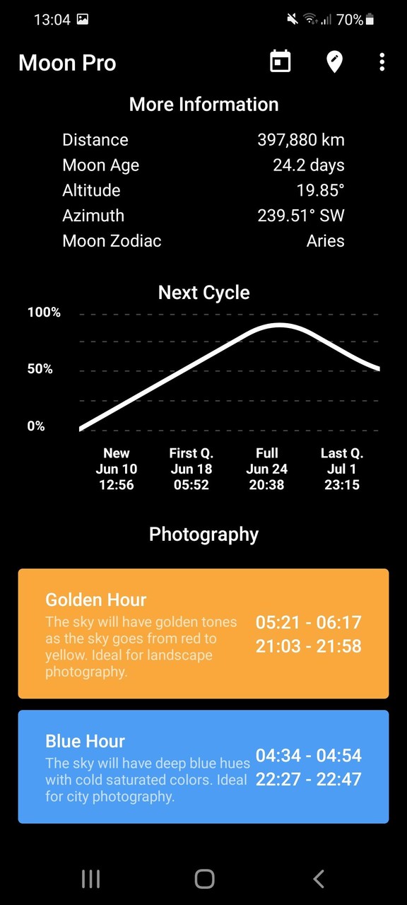 My Moon Phase - Lunar Calendar screenshot image 2_Popularmodapk.com
