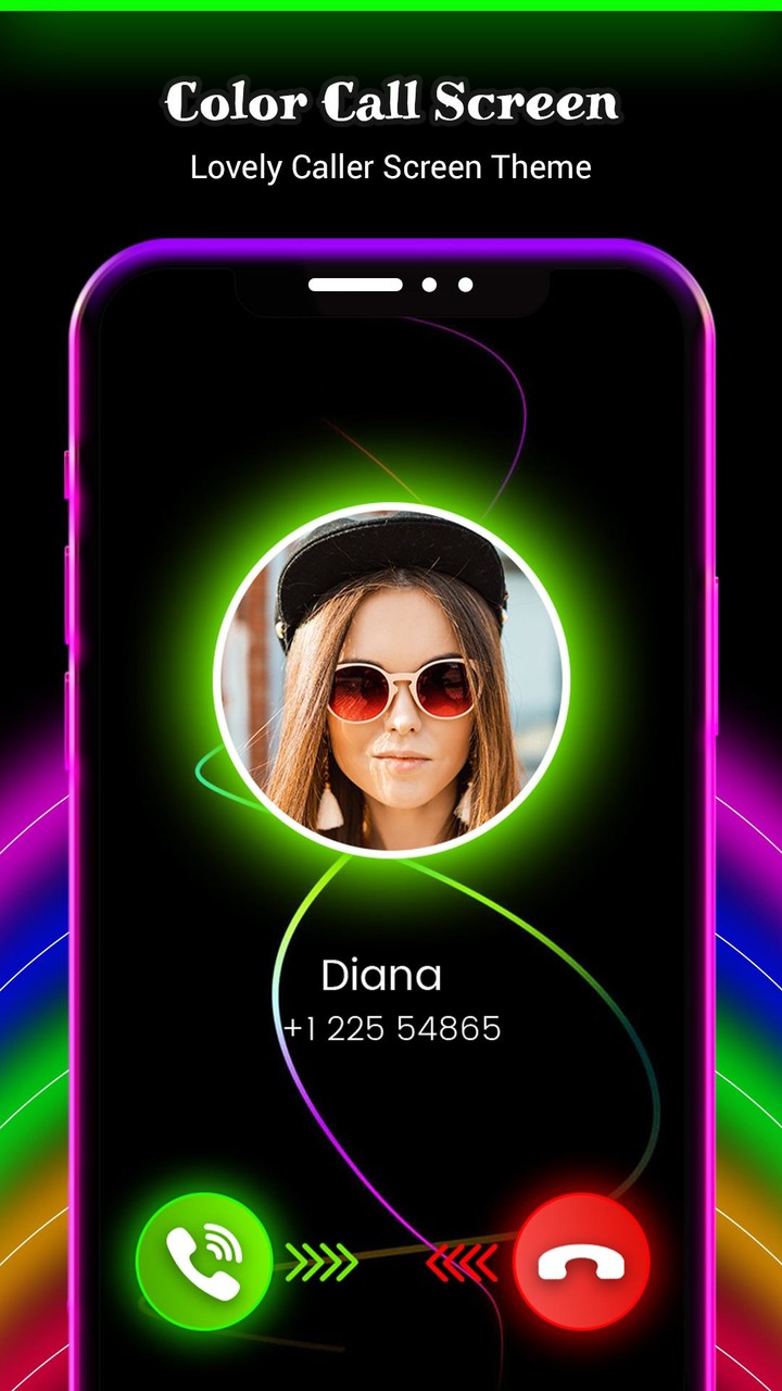 Color Call Flash Call Screen screenshot image 5_Popularmodapk.com