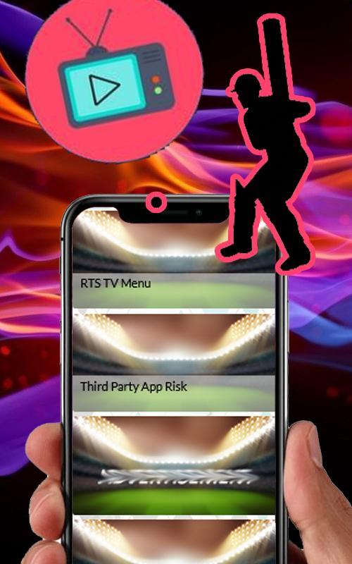 RTS Cricket  Guide TV screenshot image 1_Popularmodapk.com